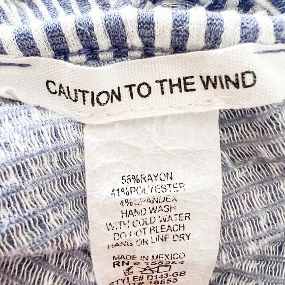 Caution To The Wind Striped Ribbed Maxi Dress - Picture 4 of 4